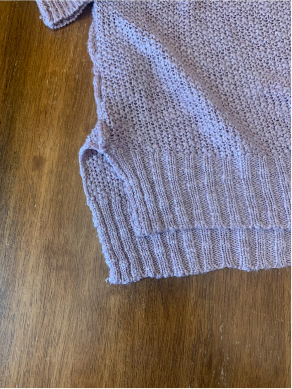 Hyped Unicorn Lavender Knit Scoop Neck Sweater Size M/L